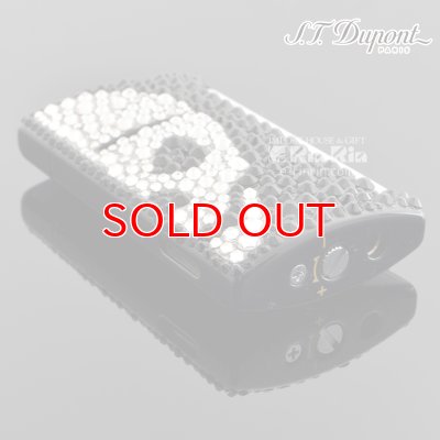 画像4: デュポン 10055s スワロフスキー ブラック・ホワイトスカル [Dupont] ミニ・ジェット(X・tend mini) Minijet デュポン ターボライター 【】