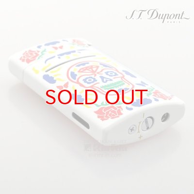 画像5: デュポン ライター 10085 ミニ・ジェット mini Minijet ディア・デ・ロス・ムエルトス ホワイト デュポンライター (Dupont) ターボライター