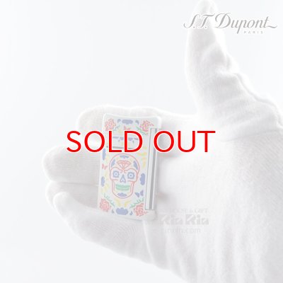 画像6: デュポン ライター 10085 ミニ・ジェット mini Minijet ディア・デ・ロス・ムエルトス ホワイト デュポンライター (Dupont) ターボライター