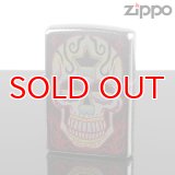 【f】ZIPPO 1201s336 フカシロZIPPO　メキシカンスカルC ジッポー ライター 【】