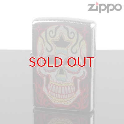 画像1: 【f】ZIPPO 1201s336 フカシロZIPPO　メキシカンスカルC ジッポー ライター 【】