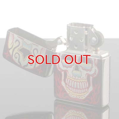 画像3: 【f】ZIPPO 1201s336 フカシロZIPPO　メキシカンスカルC ジッポー ライター 【】