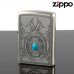 画像1: 【f】ZIPPO 1201s346 トライバルストーン　ターコイズA ジッポー ライター 【】 (1)