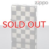 【f】Zippo ジッポライター 1201s381 フラットトップチェッカーSV【】