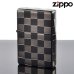 画像1: 【f】Zippo ジッポライター 1201s382 フラットトップチェッカーBK【】 (1)