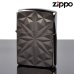 画像1: 【f】Zippo ジッポライター 1201s433 アーマーダイヤモンド ARMOR BK 両面彫刻 ブラックニッケルBK加工 【】 (1)