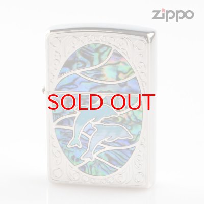 画像1: Zippo ジッポライター 1201s603 シェルドルフィン GRBL