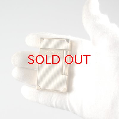 画像6: デュポン ライター (デュポンライター) LINE2 16426 イエローゴールド バーティカルライン・コーナー（ガス1本・フリント1シート特典付）  【】