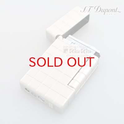 画像3: デュポン ライター イニシャル 20800 スクエアホワイトブロンズ Initial （青フリント1シート特典付） デュポンライター[Dupont] ブランド ライター フリントライター【】