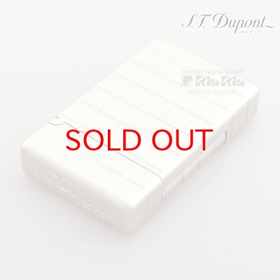 画像4: デュポン ライター イニシャル 20800 スクエアホワイトブロンズ Initial （青フリント1シート特典付） デュポンライター[Dupont] ブランド ライター フリントライター【】