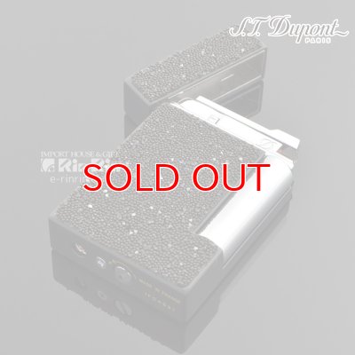 画像3: デュポン ライン8 LINE8 25100s スワロフスキー ブラック クリスタルパウダー （フリント1シート特典付） デュポンライター[Dupont] ブランド ライター フリントライター【】