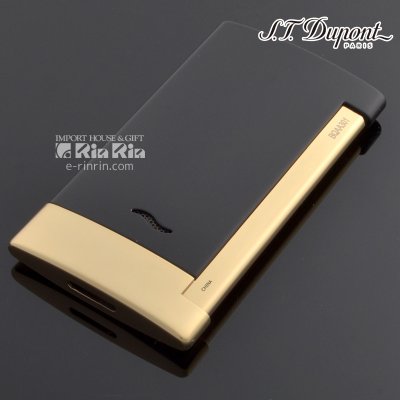 画像4: デュポン ライター スリム7 27708 ブラック イエローゴールド Dupont  ブランド ライター(デュポンライター)  【】