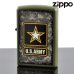 画像1: 【y】 ZIPPO＃200 US Army logo camouflage background アメリカ陸軍ロゴ USAオリジナルZIPPO (28631zp) 【】 (1)