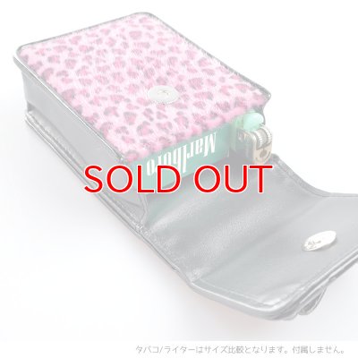 画像6: 坪田パールCケース レオパードリボンポーチ20 ピンク 100mm 3-07090-25  【】