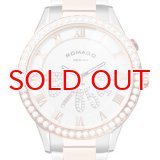 ROMAGO DESIGN[ロマゴデザイン] RM019-0214SS-RGWH Luxury series ミラー文字盤 クォーツ 腕時計 ブランド ファッション 腕時計