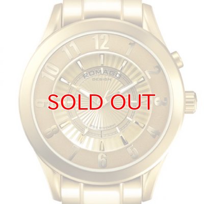 画像1: ROMAGO DESIGN[ロマゴデザイン] RM028-0287AL-GD Superleger RM028 series ミラー文字盤 クォーツ 腕時計 ブランド ファッション 腕時計