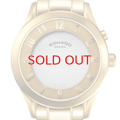 画像2: ROMAGO DESIGN[ロマゴデザイン] RM028-0287AL-GD Superleger RM028 series ミラー文字盤 クォーツ 腕時計 ブランド ファッション 腕時計