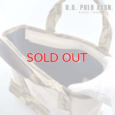 画像5: US POLO ASSN 629800 USPA-1862 white Beige Camouflage2　コットン　トートバッグ