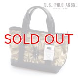 US POLO ASSN 629805 USPA-1862 Camouflage Black2 コットン　トートバッグ