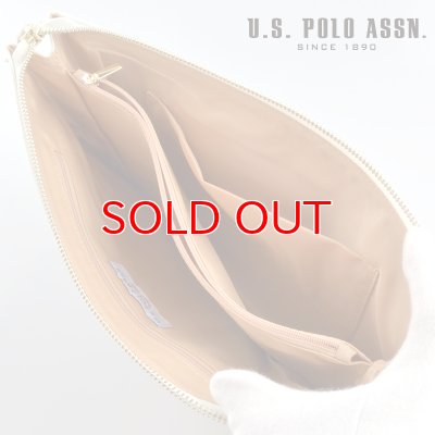 画像5: US POLO ASSN 664949 USPA-1903 white light gray サフィアノ クラッチバッグ