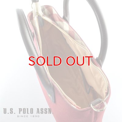 画像3: US POLO ASSN 689343 USPA-2603ラズベリー　トートバッグ