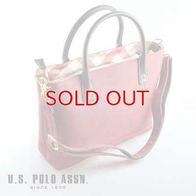 画像5: US POLO ASSN 689343 USPA-2603ラズベリー　トートバッグ