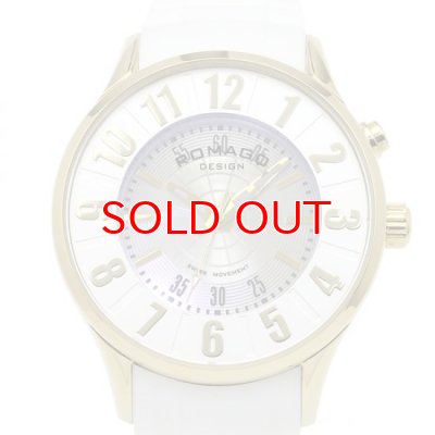画像1: ROMAGO DESIGN[ロマゴデザイン] RM068-0053PL-GDWH Numeration series ミラー文字盤 クォーツ 腕時計 ブランド ファッション 腕時計