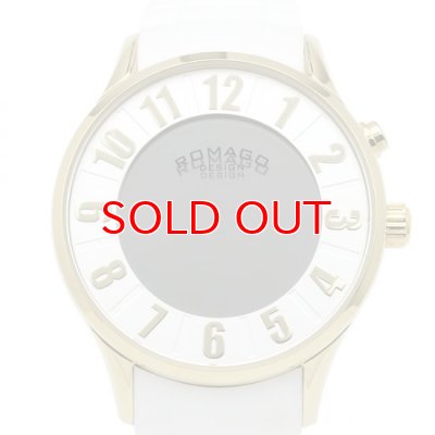 画像2: ROMAGO DESIGN[ロマゴデザイン] RM068-0053PL-GDWH Numeration series ミラー文字盤 クォーツ 腕時計 ブランド ファッション 腕時計