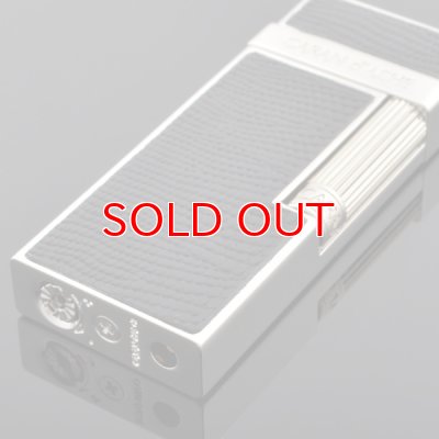 画像4: カランダッシュ ライター cd30-3004 ダイアシルバー革張り [CARAN d'ACHE] フリントガスライター)  【】