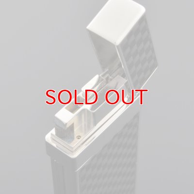 画像3: カランダッシュ ライター cd30-3005 ダイアシルバーカーボン貼り [CARAN d'ACHE] フリントガスライター)  【】