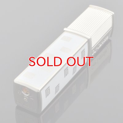 画像4: ギラロッシュ ライター gl01-0003 ダイアシルバープリント白 [guy laroche] 電子ガスライター)  【】