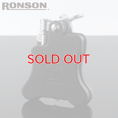 【】ロンソンライター[RONSON] r010024 バンジョー フリントオイルライター 黒マット 【】