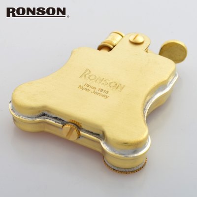 画像4: ロンソン オイルライター バンジョー r011026 [RONSON] ブラスサテン