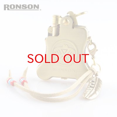 画像1: ロンソン オイルライター バンジョー [RONSON] r012016b イーグルコレクション ブラス古美 2016 Limited Edition