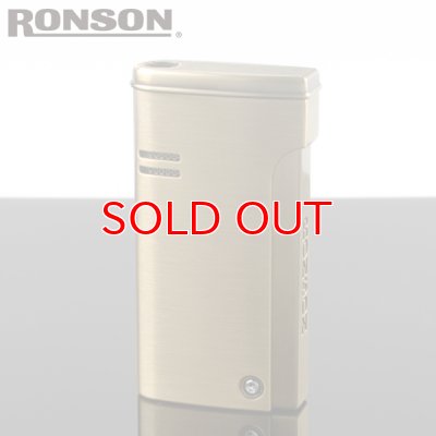 画像1: 【】ロンソン ターボライター [RONSON] r29-1001 ブラスサテン( Ronson ロンソン　バーナーフレームライター　ブランド ライター )ロンジェット【】