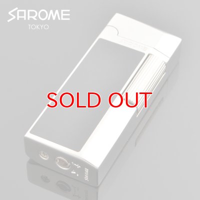 画像3: サロメ フリントガスライター SD41-05 シルバー 疑似七宝黒 sarome ブランド ライター sd41-05【】