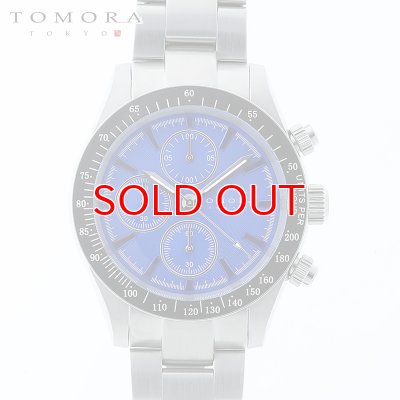 画像2: TOMORA TOKYO t-1604-ssbl 日本製クォーツ クロノグラフ 腕時計 T-1604 SSBL