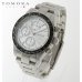 画像1: TOMORA TOKYO t-1604-sswh 日本製クォーツ クロノグラフ 腕時計 T-1604 SSWH (1)