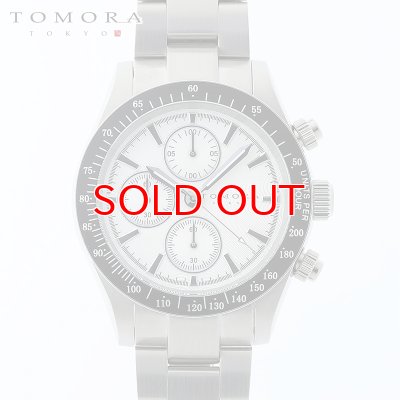 画像2: TOMORA TOKYO t-1604-sswh 日本製クォーツ クロノグラフ 腕時計 T-1604 SSWH