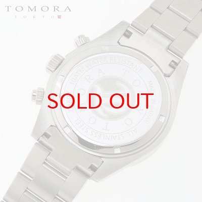 画像3: TOMORA TOKYO t-1604-sswh 日本製クォーツ クロノグラフ 腕時計 T-1604 SSWH
