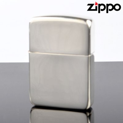 画像1: 【m】Zippo ジッポライター zp105059 塊 1941ミガキ 超越銀メッキ 【】