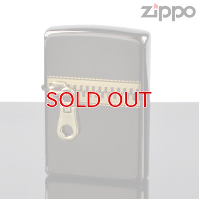 画像1: 【m】Zippo ジッポライター zp624921 ジッパー ZIPPO イオンブラック 【】