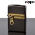 画像1: 【m】Zippo ジッポライター zp624921 ジッパー ZIPPO イオンブラック 【】 (1)