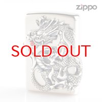 Zippo ジッポライター zp64160198 ドラゴンメタル 銀サテーナ