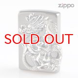 Zippo ジッポライター zp64160298 ドラゴンメタル 黒ニッケル