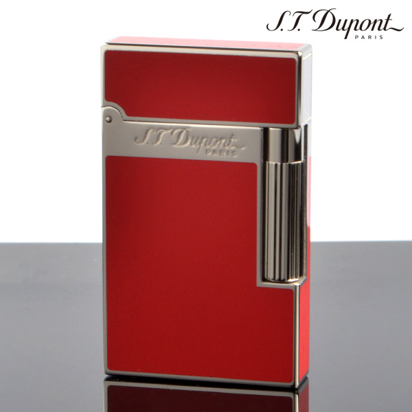 デュポン ライター [Dupont] LIGNE2 16396 純正漆 レッド（ガス1本・フリント1シート特典付）フリントガスライター
