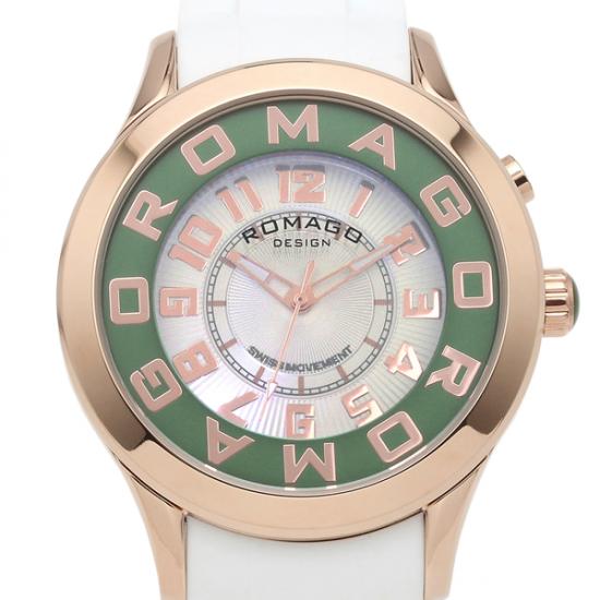 ROMAGO DESIGN[ロマゴデザイン] RM015-0162PL-RGGR Attraction series ミラー文字盤 クォーツ 腕時計 ブランド ファッション 腕時計