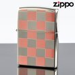 画像1: 【y】 ZIPPO＃200 両面加工 20-che-rd チェック柄 22-CHE レッド (10020034) 【】 (1)