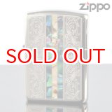 画像: 【y】 ZIPPO＃162 アーマージッポー 貝貼りシリーズC 162kb-clsp (10020085) 【】