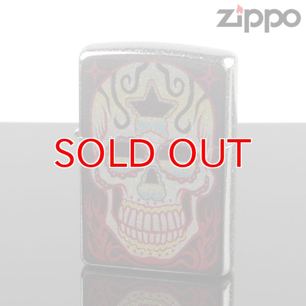 画像1: 【f】ZIPPO 1201s336 フカシロZIPPO　メキシカンスカルC ジッポー ライター 【】 (1)